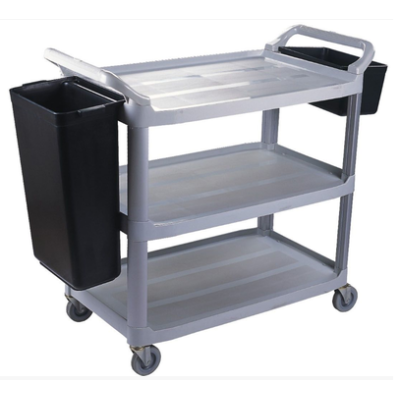 大號多用途三層手推車(帶桶) HS-AF08161A